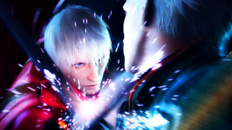 fan art of Dante vs Vergil from Devil May Cry